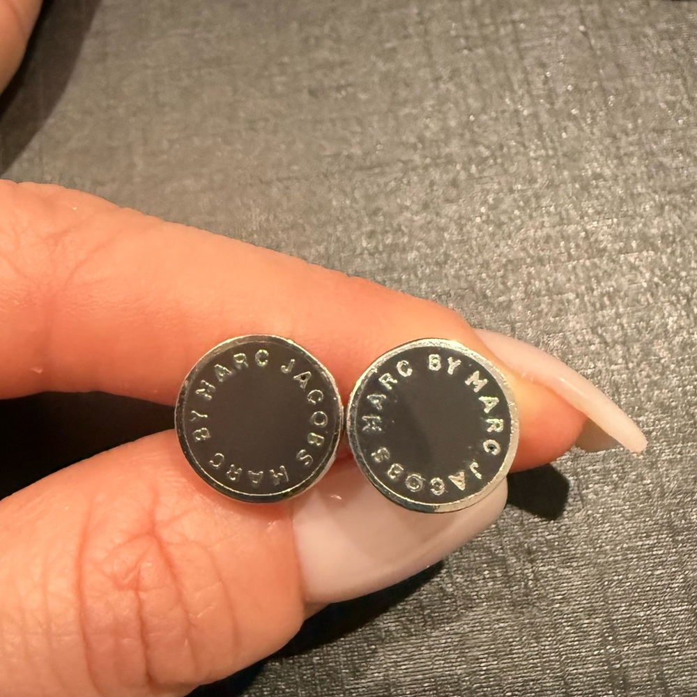 Marc Jacobs button stud earrings